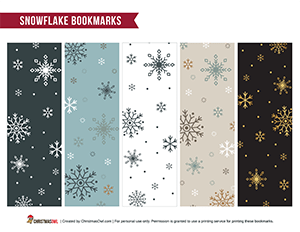 Snowflake Bookmarks