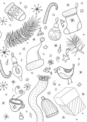 Doodle Christmas Card