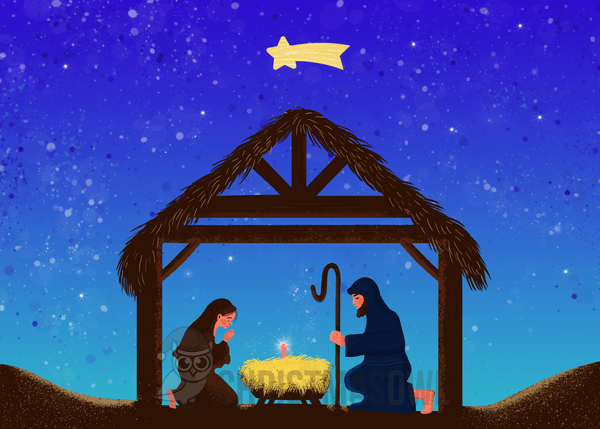 Free Printable Nativity Scene Christmas Cards Printable Templates