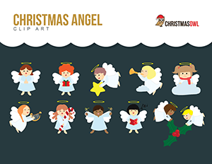 Christmas Angel Clip Art