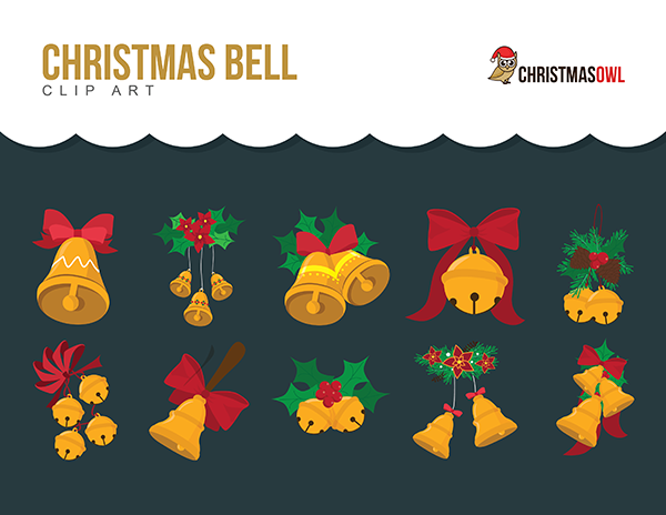 Christmas Bell Clip Art