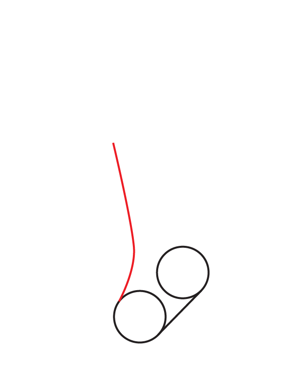 How to Draw a Christmas Stocking - Step 4