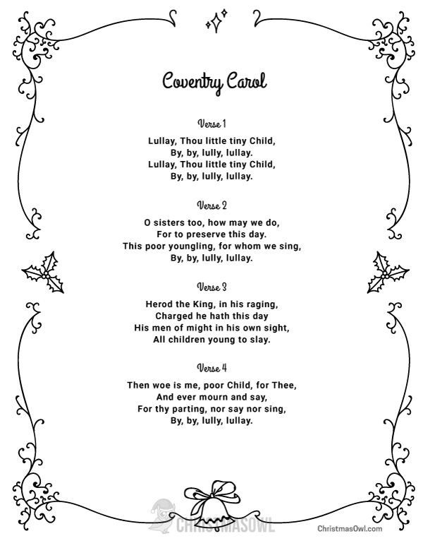 Coventry Carol Lyrics