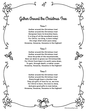 Gather Around the Christmas Tree Lyrics