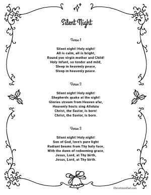 O Holy Night with Lyrics Christmas Carol & Song 